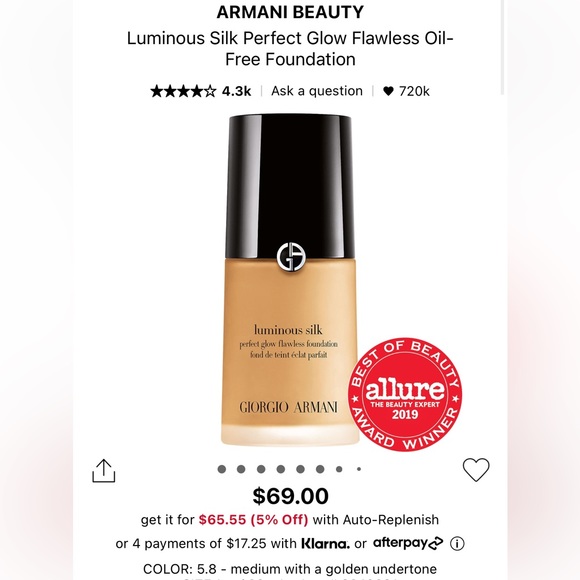 Armani Makeup Armani Luminous Silk Perfect Glow